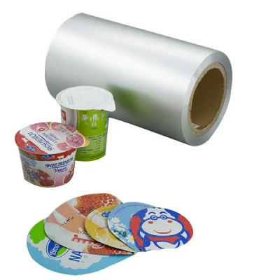 Joghurt-Abziehdeckel, Aluminiumfolie, Druckdeckel, Heißsiegel-Aluminiumfolie